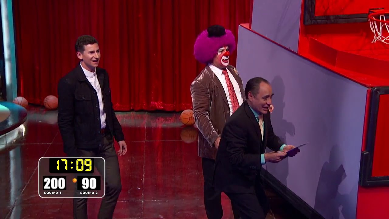 Hayley Orrantia, Sam Lerner and me on Noches con Platanito Part 2