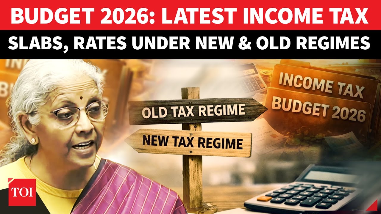 Budget 2026: Indian FM’s Huge Income Tax Announcement | Latest Slabs, Old & New Regime Rates