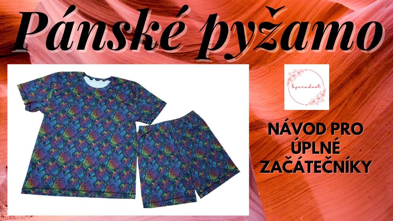 Pánské pyžamo z bavlněného úpletu- návod zdarma
