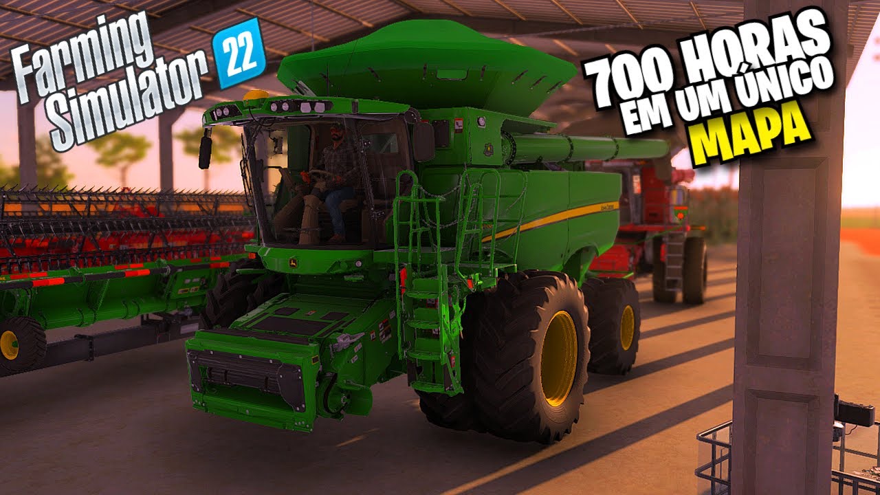 700 HORAS JOGADAS EM UM ÚNICO MAPA - FAZENDA DOS SONHOS NO FARMING SIMULATOR 22 - KAMPMANN'S V2