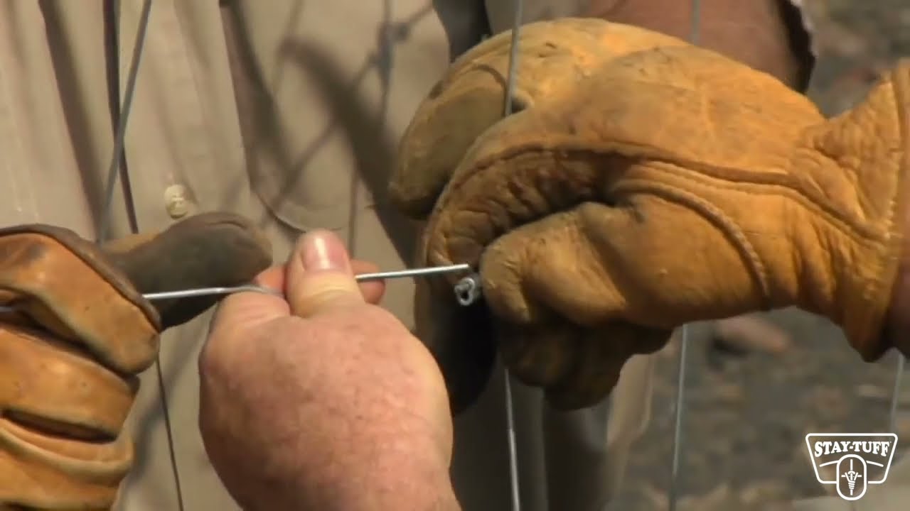 Step 7 - Splice the Fence // How to Build a STAY-TUFF Fence
