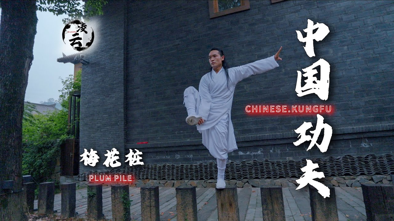 梅花桩上练功，你行吗？欢迎留言讨论！Can you practice on plum blossom piles? Welcome to leave a message to discuss!