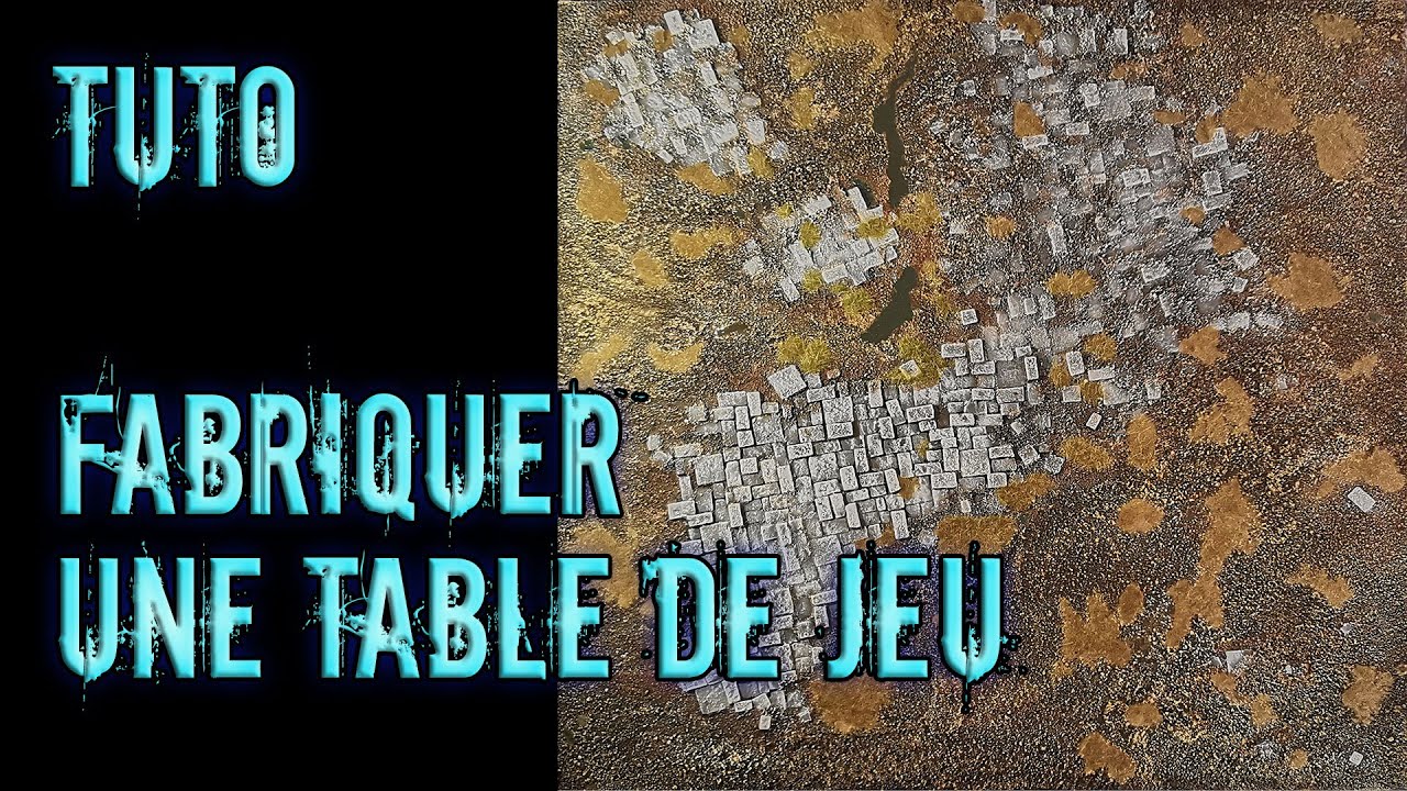 Tuto Décor : Fabriquer une table de jeu