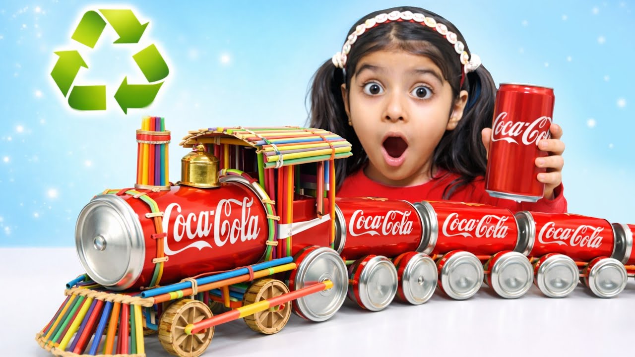 Kids Learn to Recycle and build Toys ♻️
