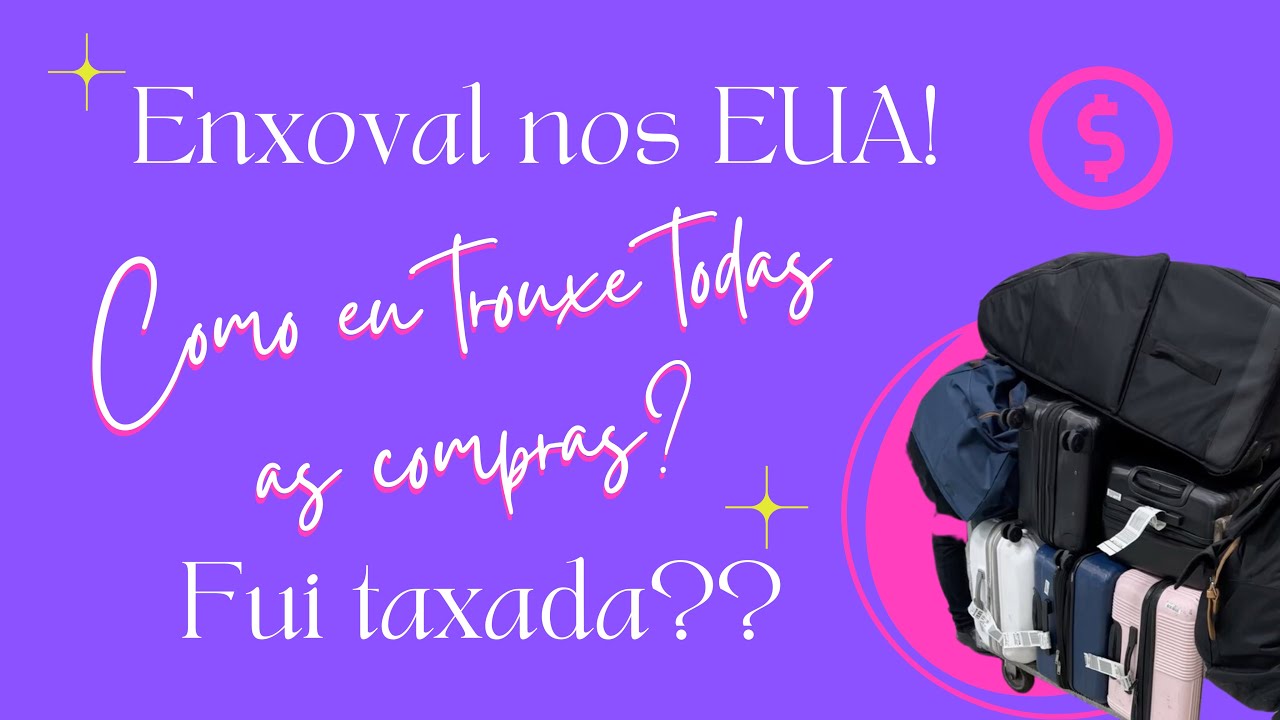 Enxoval nos EUA! Como eu trouxe todas as compras!! FUI TAXADA??
