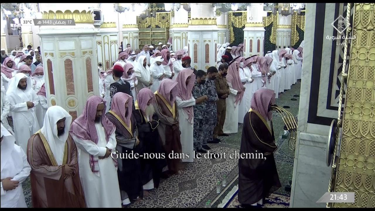 18th Ramadan 1443 Madeenah Taraweeh Sheikh Ahmad al Hudhaify