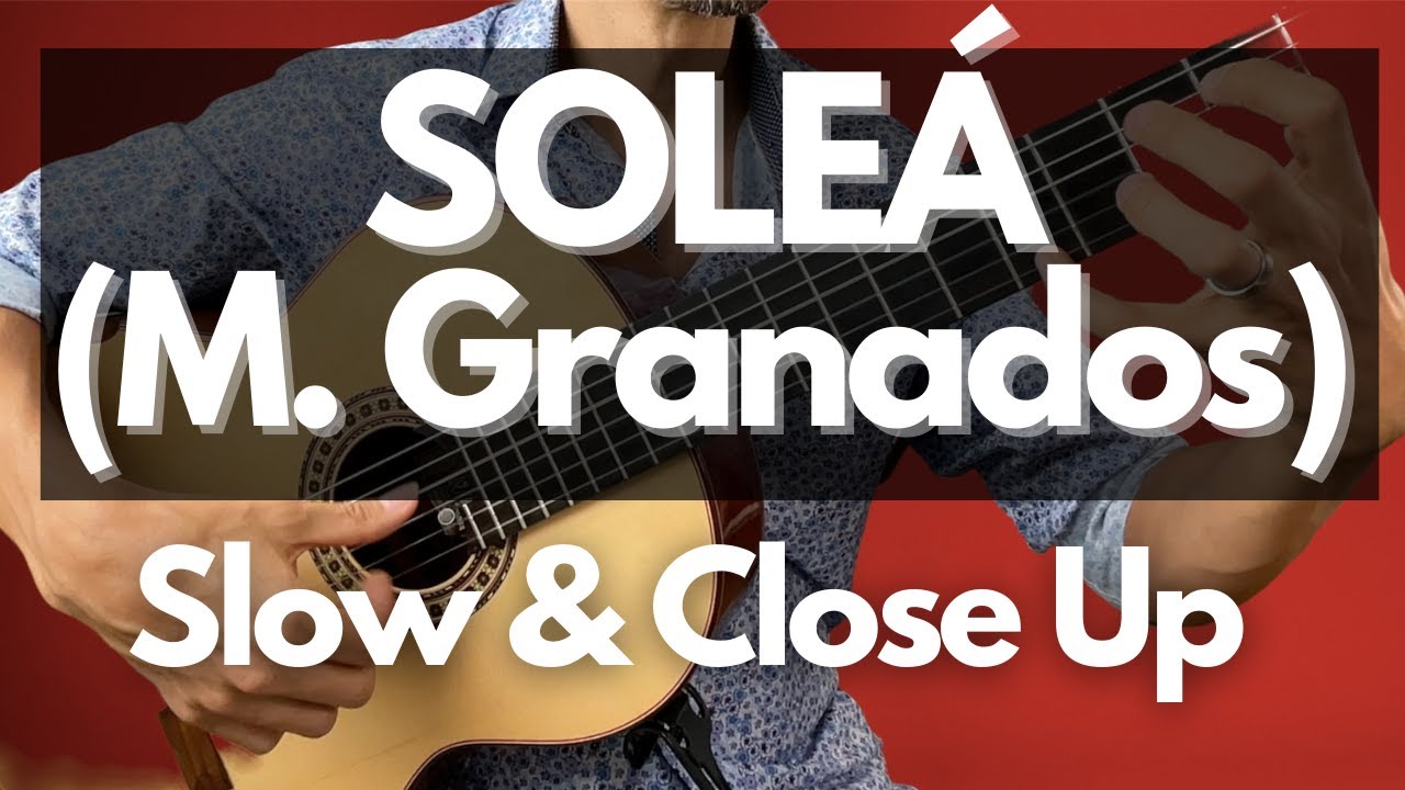 Sole&aacute; by Manuel Granados &bull; Slow for Practice