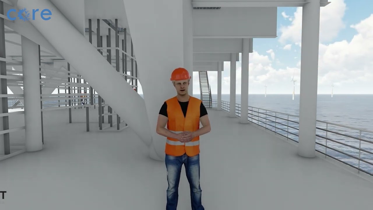 VR Safety Training developed by Core System Software for Offshore Structure