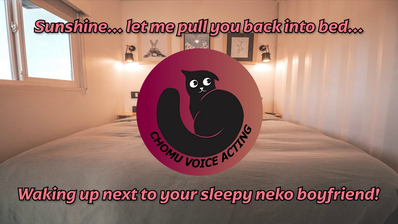 Waking up next to your sleepy kuudere neko boyfriend! (m4m ASMR)
