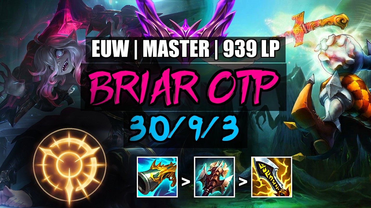 Briar OTP vs Shaco Jungle 30/9/3 🔥 PENTAKILL | EUW Master 939LP