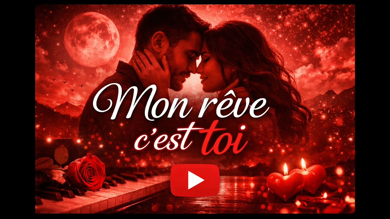 Mon rêve c'est toi❤️(Paroles 🎤, chanson d'amour, Musique romantique française ❤️🎧)