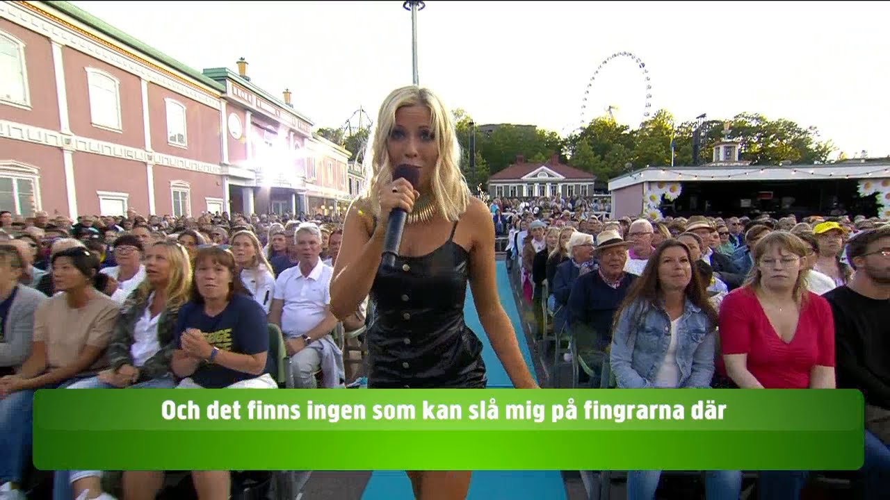 Sigrid Bernson och Lotta sjunger låten ”En jävel på kärlek”  - Lotta på Liseberg (TV4)
