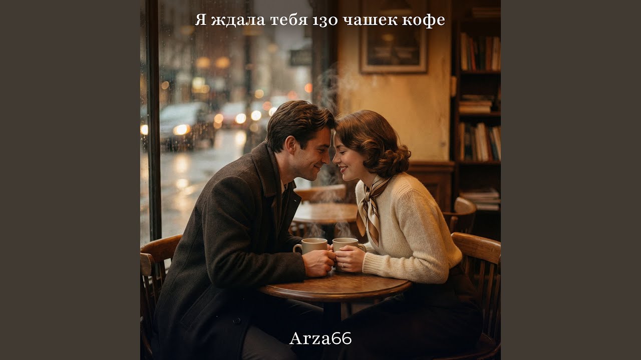 За окном зимнего кафе