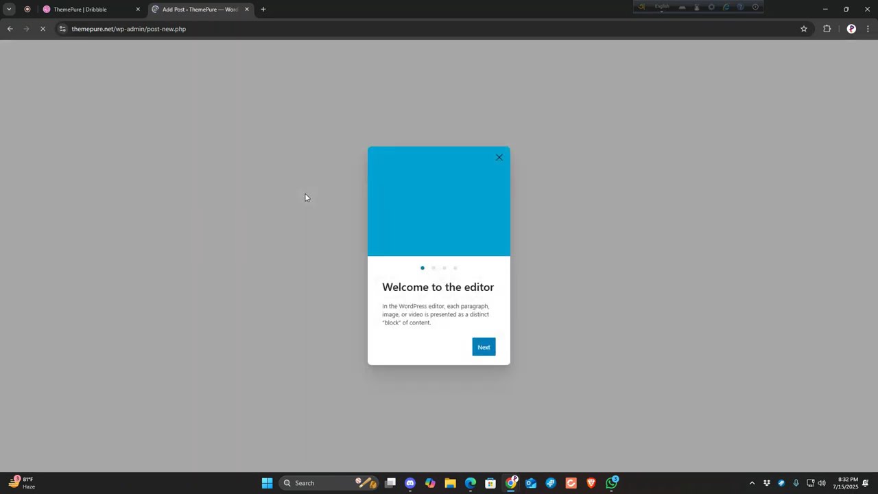 How to change your WordPress Editor | Classic Editor to Block Editor | Gutenberg WordPress