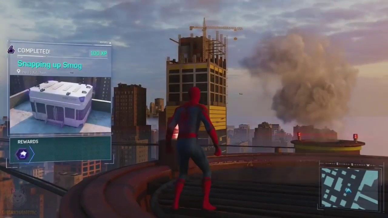 Spiderman ps4 (snapping up smog side research mission)