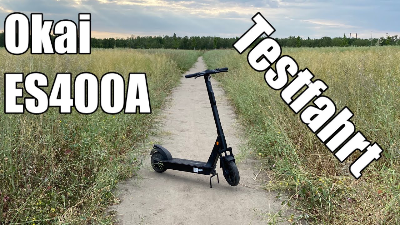 Okai ES400A E Scooter Testfahrt - Sharing Scooter