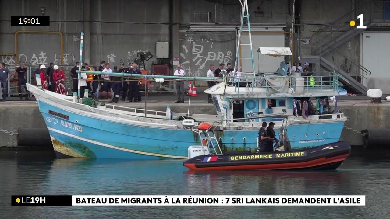 Leur bateau a été repéré ce jeudi au large de La Réunion. 7 ressortissants sri-lankais ont débarqué