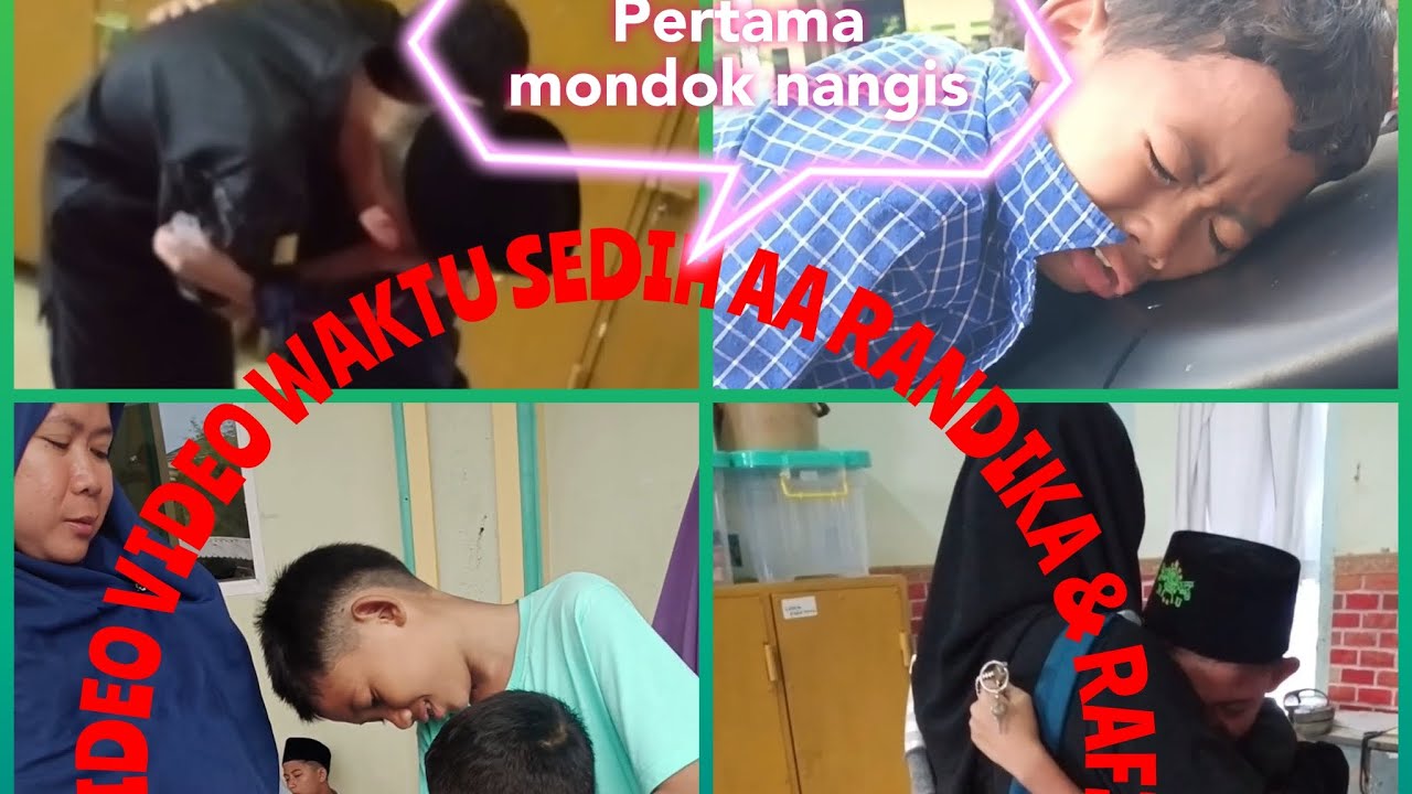 🥲kumpulan video sdih Aa Randika &Rafie waktu Awal mondok🥺😇 #santri #santrikarawang #santriindonesia
