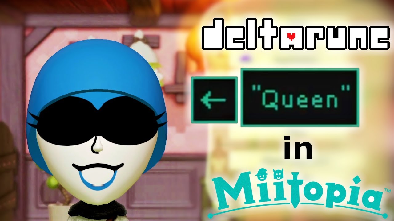 Miitopia Switch Mii Maker - Deltarune Queen in Miitopia