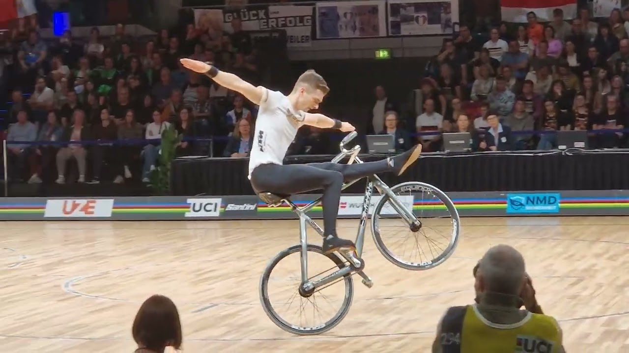 Lukas Kohl Kunstradfahren WM 2024 in Bremen