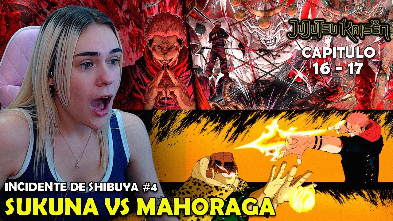 SUKUNA VS MAHORAGA 🤯 ( BLU RAY ) | REACCIÓN A JUJUTSU KAISEN POR PRIMERA VEZ TEMP2 ( 16  -  17 )