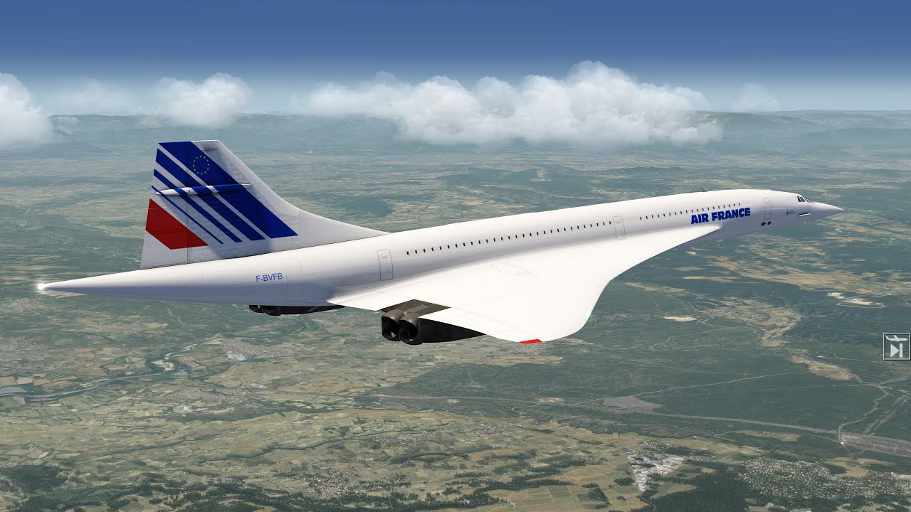 Aerofly FS4 I Concorde I Barcelona - Paris (LEBL-LFPG)