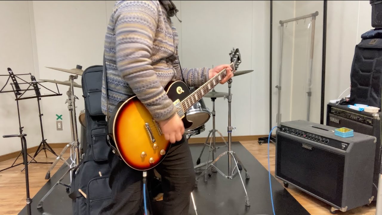 PLAYTECH LP400 Cherry Sunburst （レスポール）をYAMAHAアンプで掻き鳴らす
