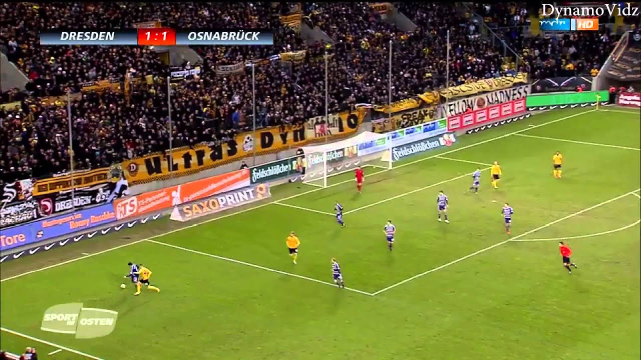 SG Dynamo Dresden 2:1 VfL Osnabrück - 22. Spieltag - Liga 3 - 20.12.2014 - Zusammenfassung