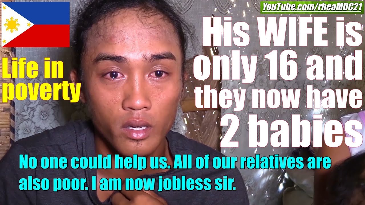 This Poor Filipino Guy Couldn't Stop Crying. Travel to the Philippines and See Poverty. The Poor