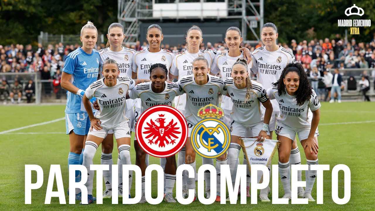 EINTRACHT DE FRANKFURT vs REAL MADRID [11/9/2025] l PARTIDO COMPLETO (UWCL RONDA 3 IDA 2025/26)