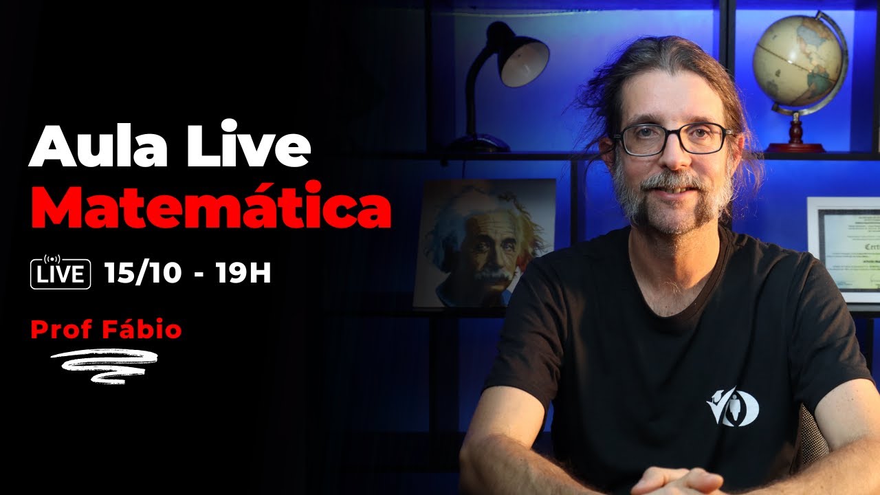 Supletivo – Aula Live - Matemática - Prof. Fabio