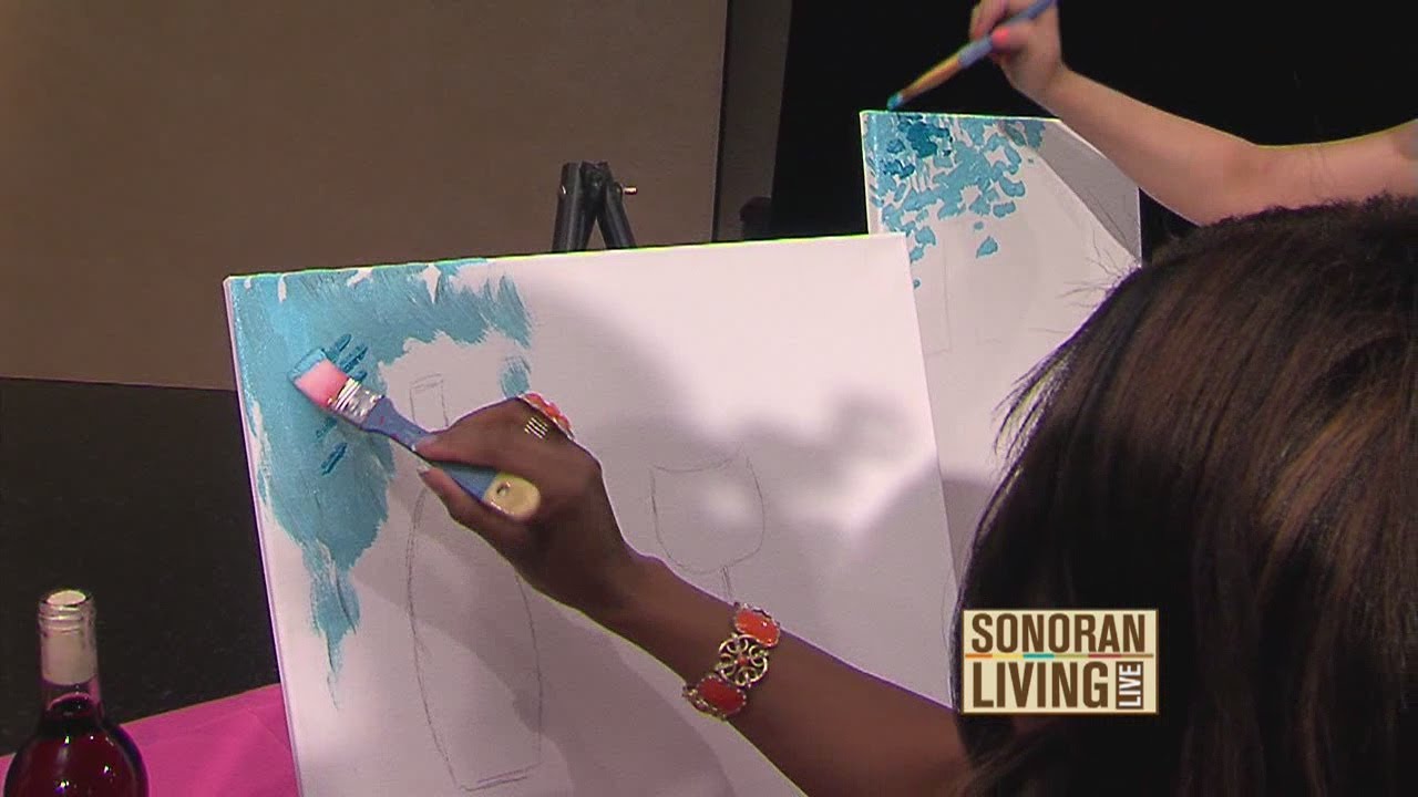 Get creative. Host a paint party, Part 1