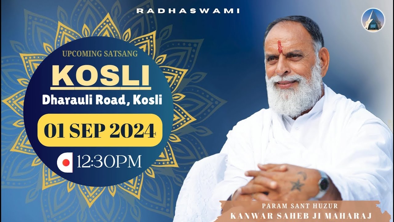Kosli Satsang 2024  | LIVE | Radha Swami Dinod | #radhaswami #kosli #satsang #2024 #live