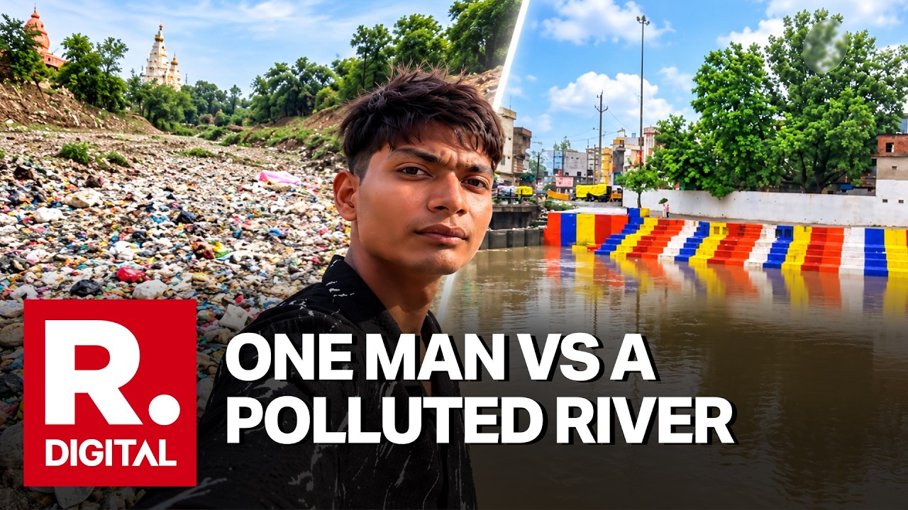 'Solo Mission': 21-Year-Old &lsquo;Bittu Tabahi' Takes on Polluted Ajnar River, Inspires MP Cleanup Drive