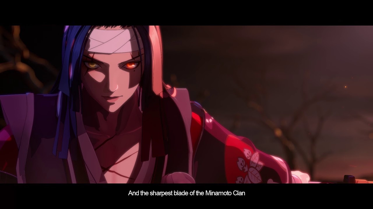Blade Flashes Petal Falls, Onikiri vs Shuten Doji