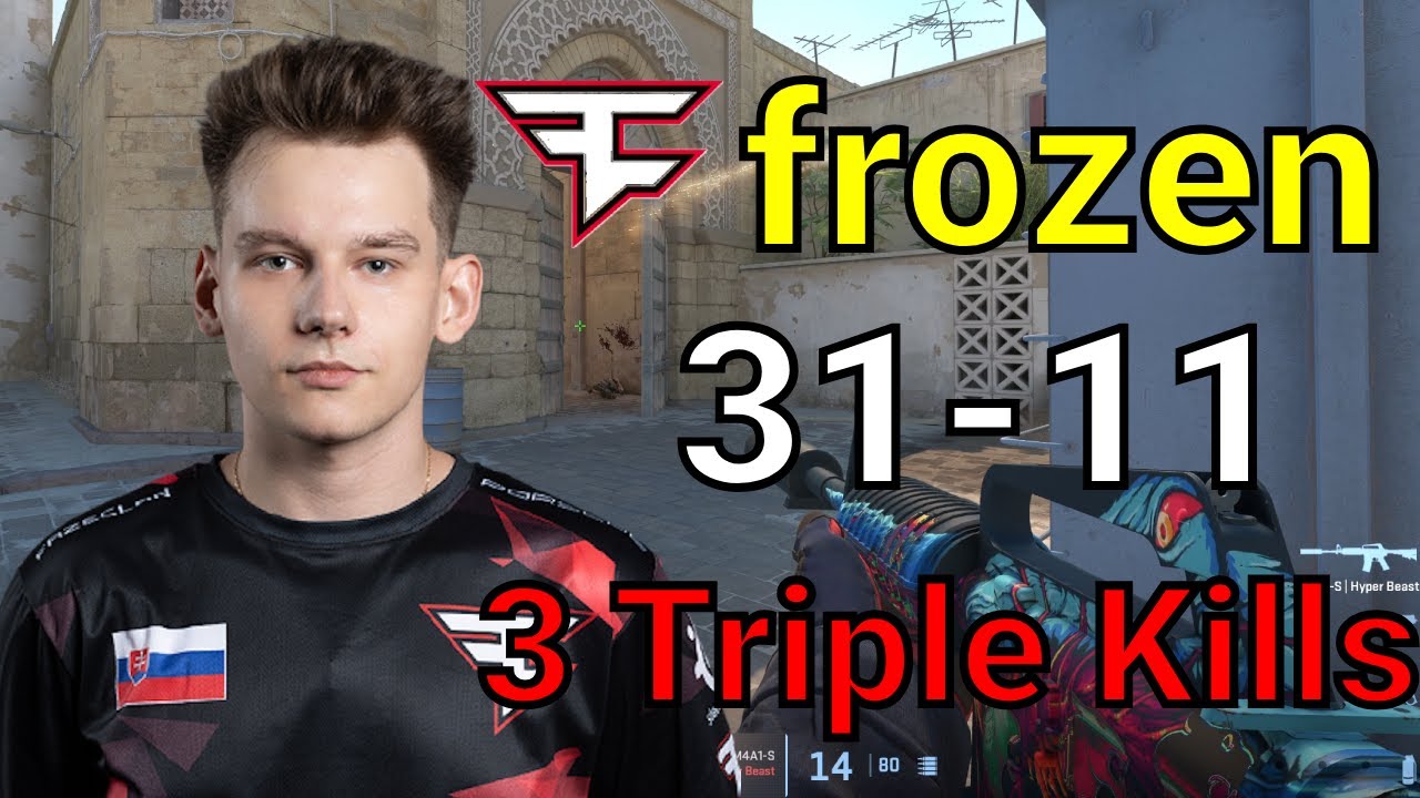CS2 frozen pov FACEIT (31-11) Dust2 | Jul 13, 2024 | #cs2 #csgo
