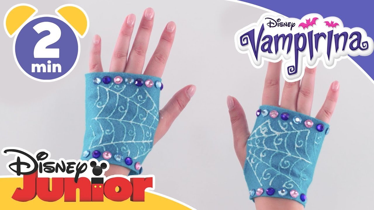 Vampirina | Halloween Craft Tutorial: Vampirina's Gloves | @disneykids