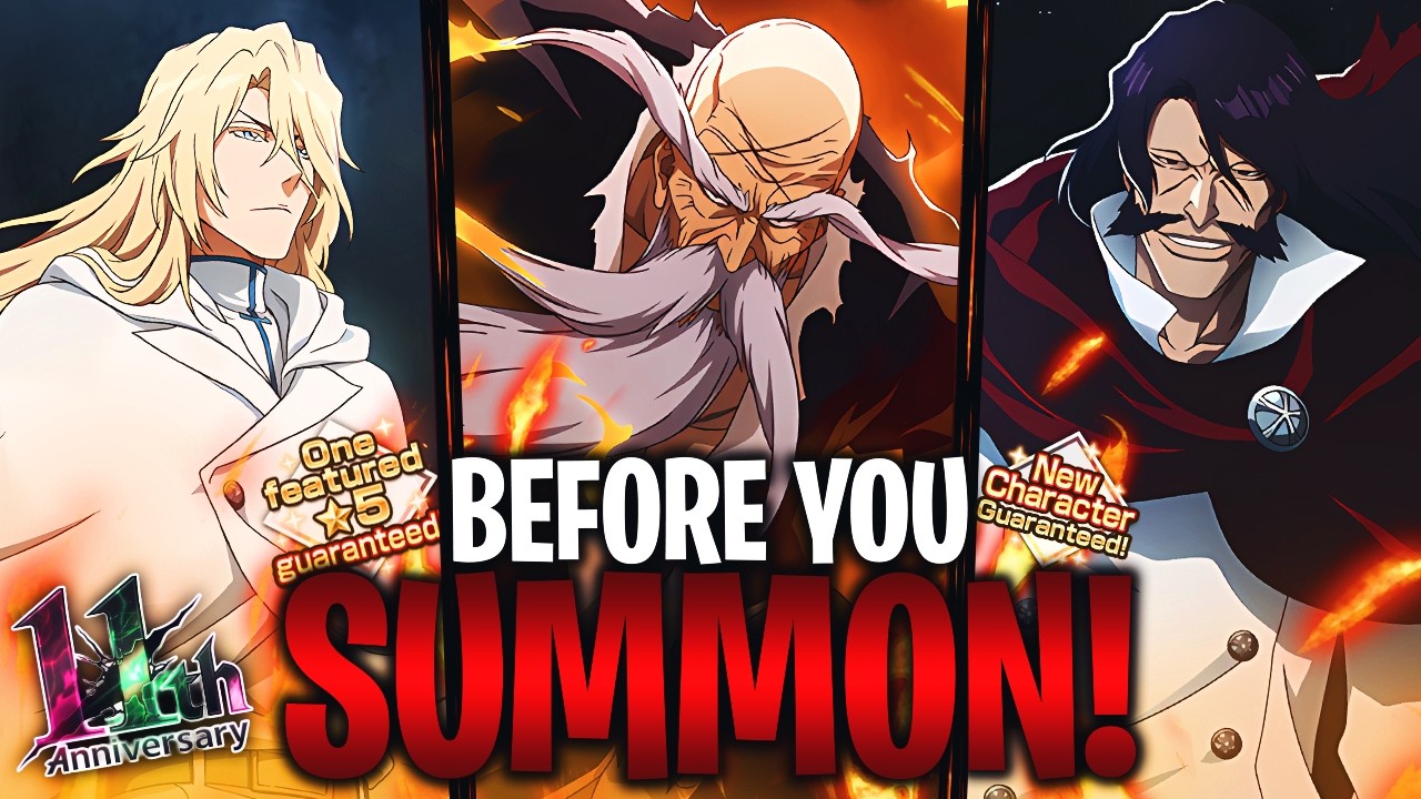 BEFORE YOU SUMMON: 11TH ANNIVERSARY THOUSAND-YEAR BLOOD WAR! Bleach: Brave Souls!
