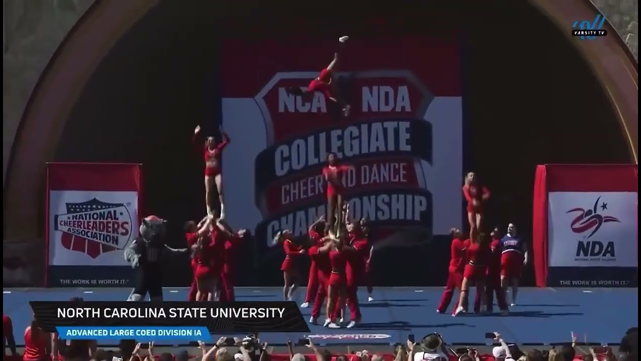 NC State [Large Coed Division 1A] 2025 NCA Collegiate Cheer Championship. Prelims
