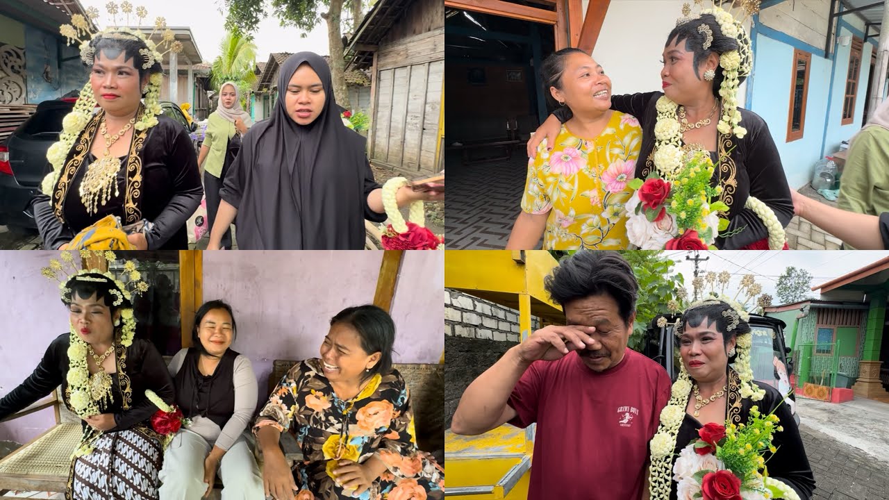 REAKSI MAK DAMIS DAN SUAMI MAK NGATINI - suami mak ngatini sampe nangis terharu🥲🤗🥰✨