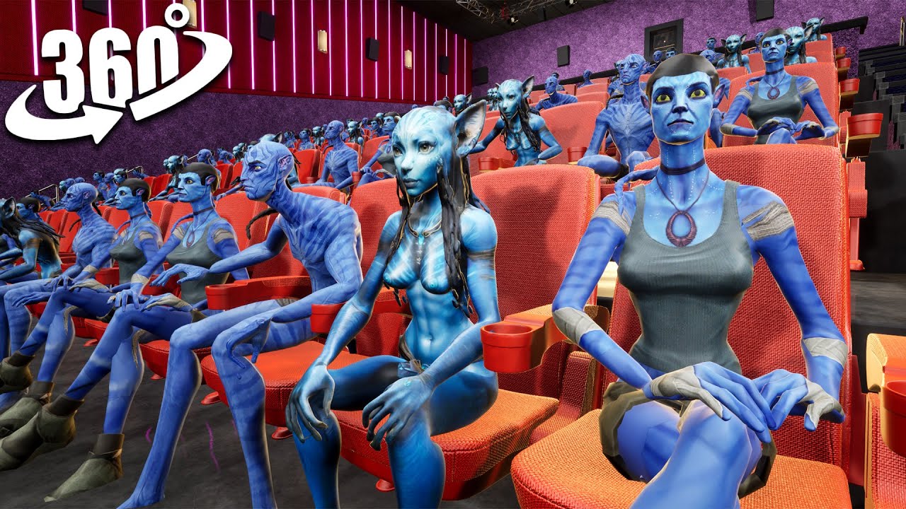 VR 360&deg; &ndash; Avatar 3: All Characters in Cinema Hall | 4K