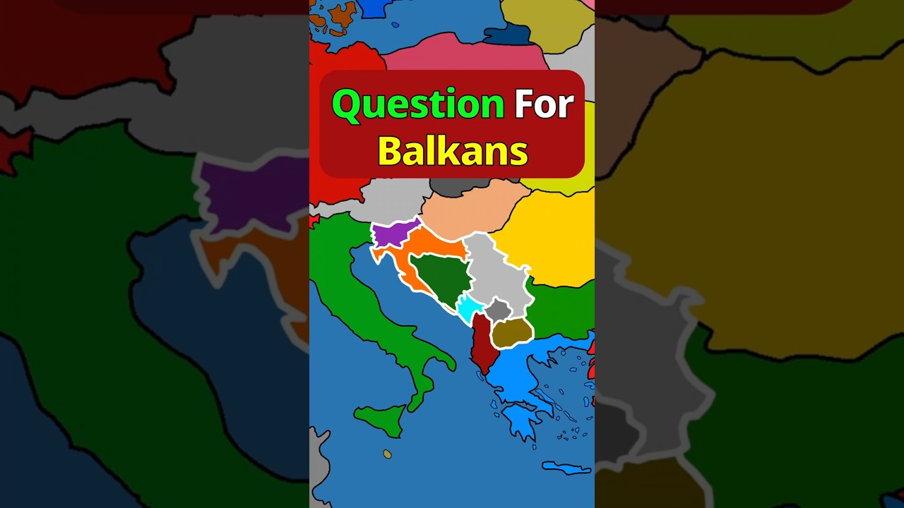 Question For the Balkans #geography #mapanimation #yugoslavia #balkan