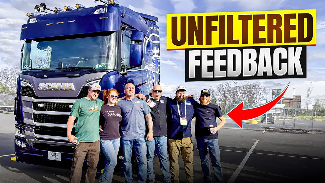 American Truckers Line Up to Drive Our Scania – Raw Opinions!