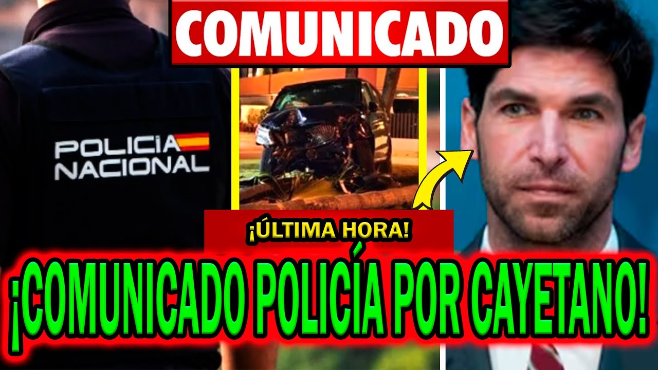 💥&iexcl;COMUNICADO POLIC&Iacute;A NACIONAL! POR CAYETANO RIVERA Y AACIDENTE DE TR&Aacute;FICO CON POSITIVO ALCOHOLEMIA