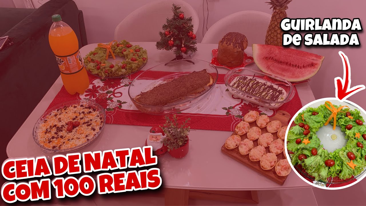 DESAFIO CEIA DE NATAL COM 100 REAIS