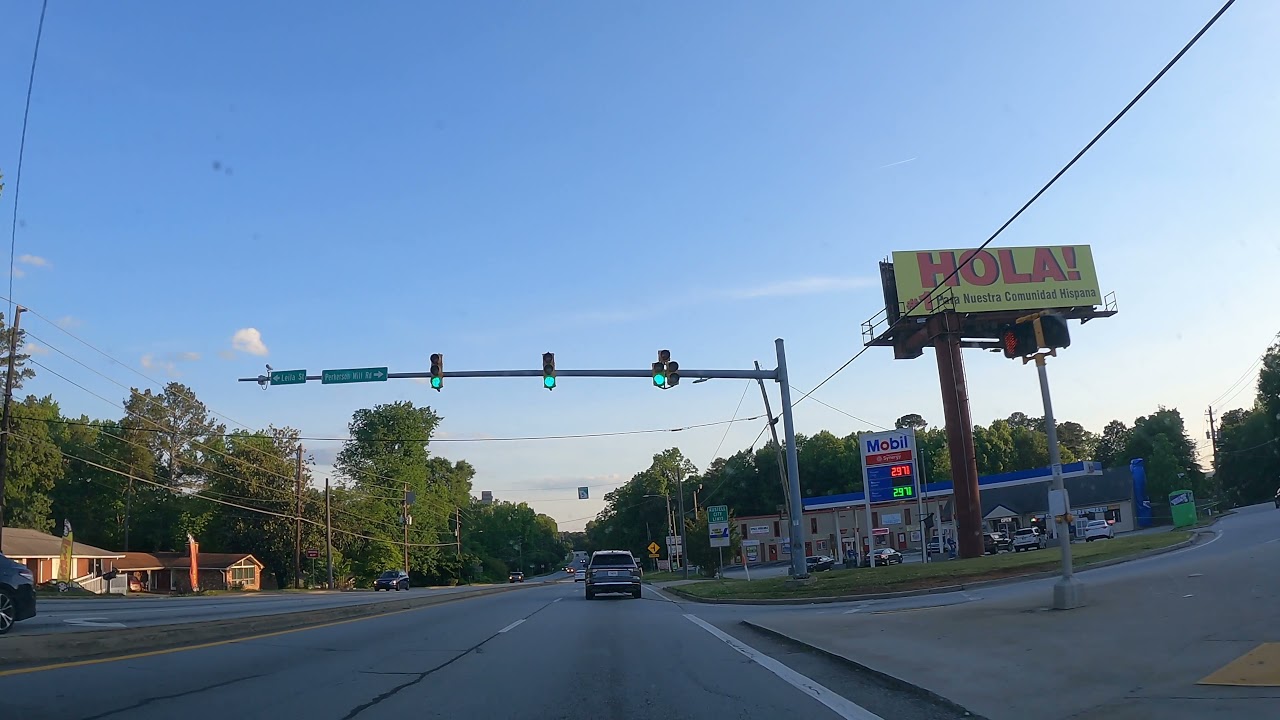 4K Downtown Austell GA | Austell Rd SW | Drive Tour USA