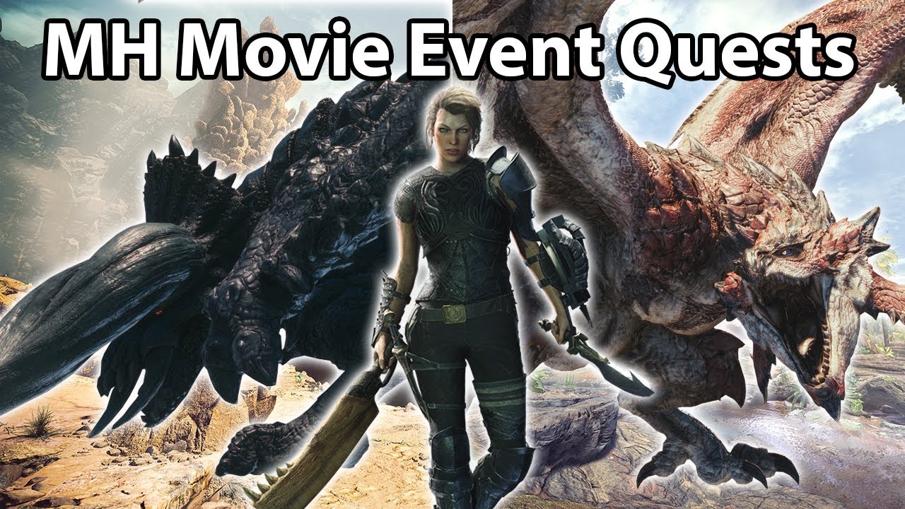 Monster Hunter Movie Event Quests + Cutscenes | MHW:IB