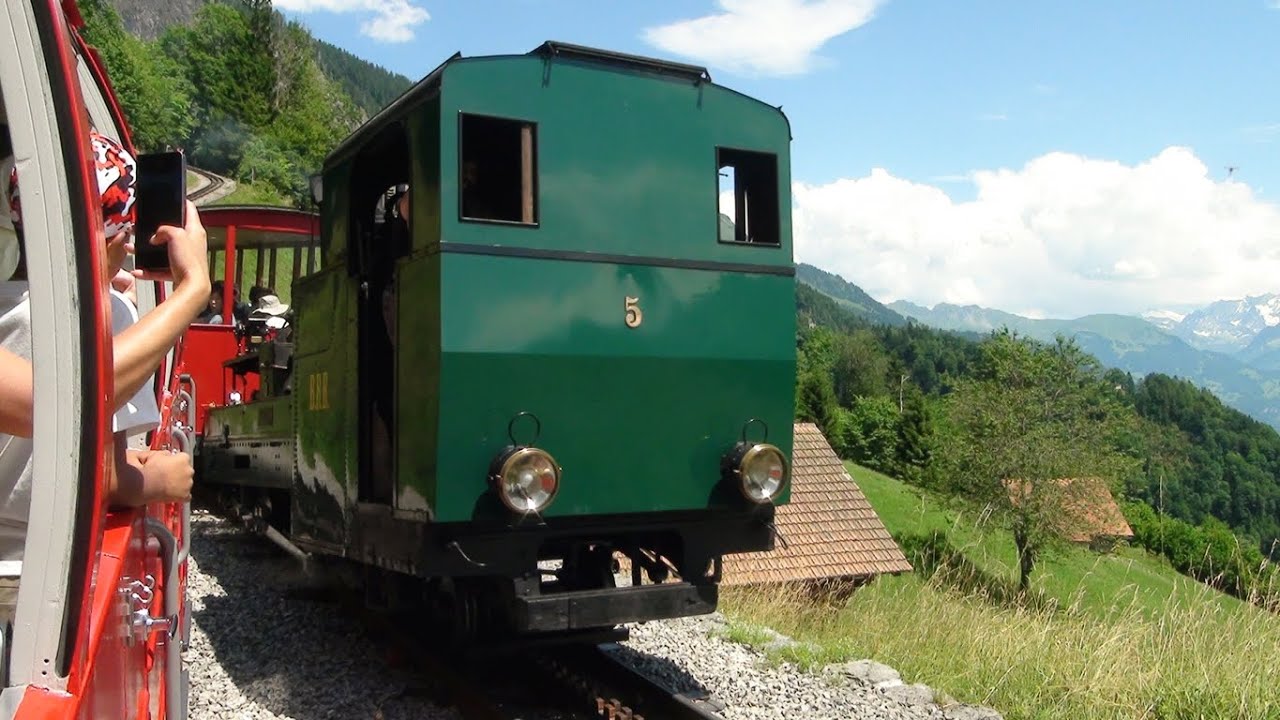 Brienz, Switzerland - Brienz Rothorn Bahn, Part 1 - Road Scenes - 2025