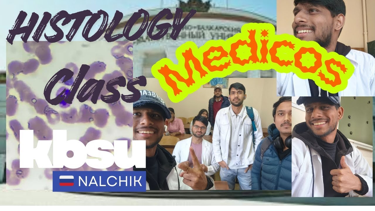 A day spent in histology classes📒📖||kabardino balkeirian state medical university🇷🇺||#kbsu #nalchik 