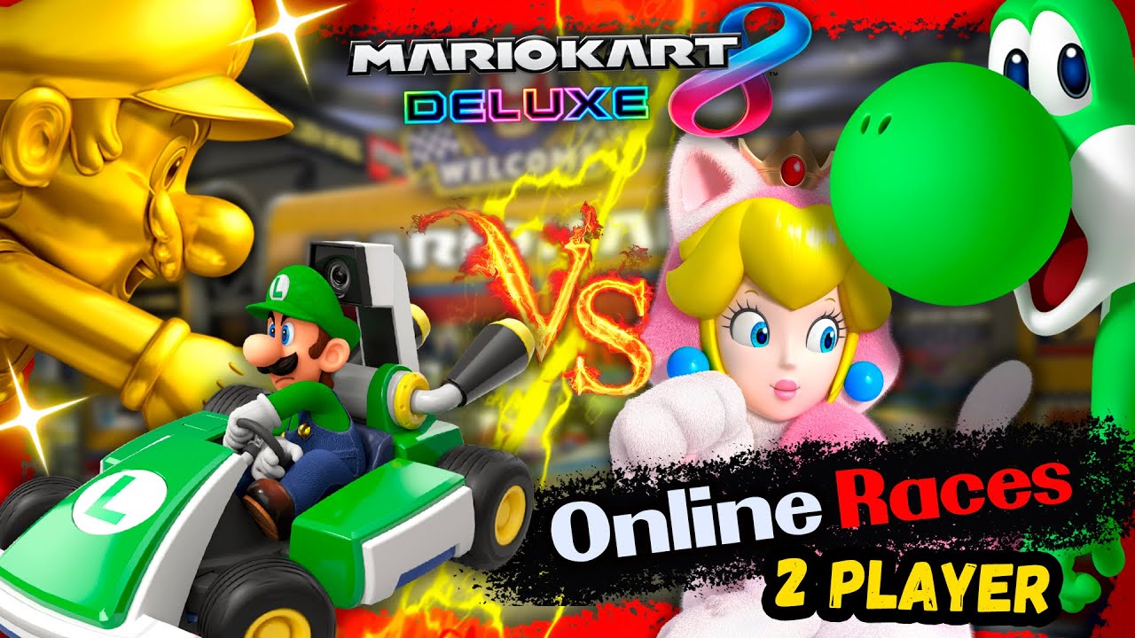 Mario Kart 8 Deluxe Multiplayer 2021 &ndash; 2 Players | Online Races Gameplay